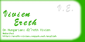 vivien ereth business card